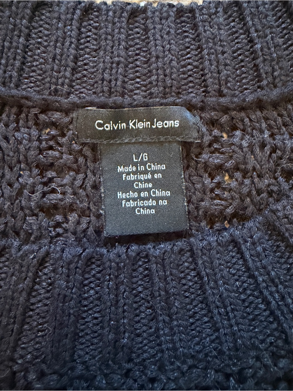 Calvin Klein Women’s Black Knit Sweater - Picture 5 of 8